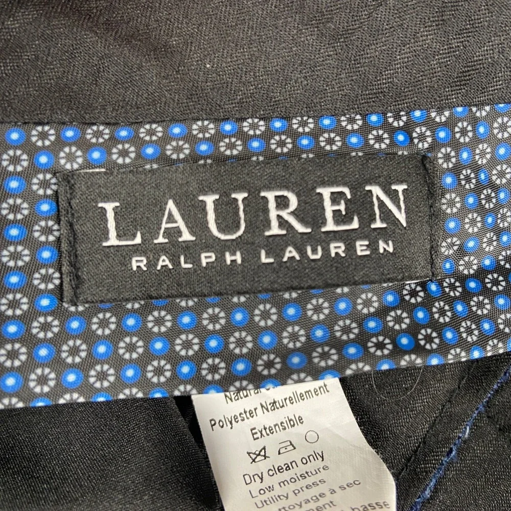 Lauren Ralph Lauren Black‎ Label 2 Piece Suit Mens 44R Blazer 36x30 Trouser Blue
